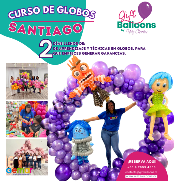 Aprender decoración con globos en Chile