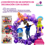 curso de decoración con globos