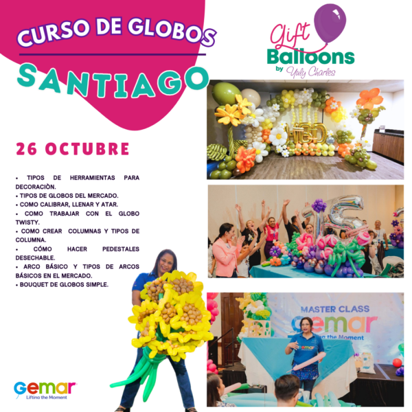 CURSO DE GLOBOS EN SANTIAGO