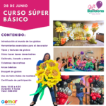 curso de decoración con globos