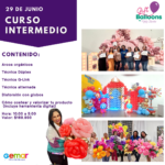 curso de decoración con globos